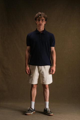 Men's Linen Shorts | Elastic Waist