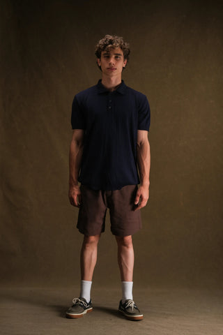 Men's Linen Shorts | Elastic Waist