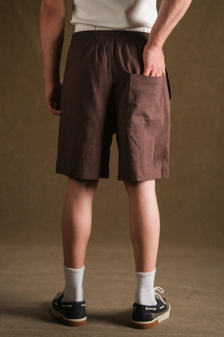 Men's Linen Shorts | Elastic Waist