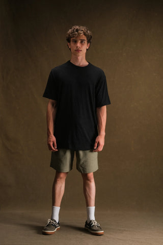 Men's Linen Shorts | Elastic Waist