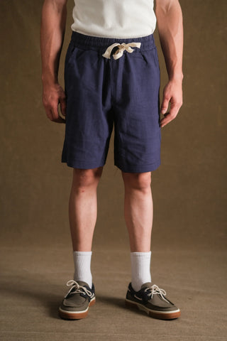 Men's Linen Shorts | Elastic Waist