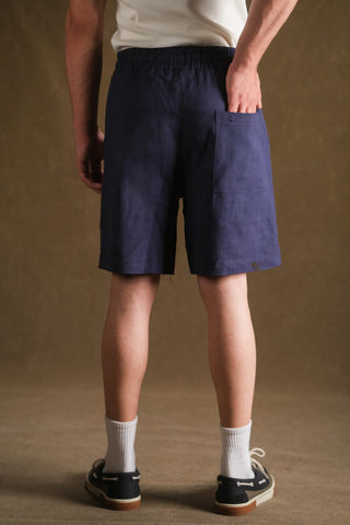 Men's Linen Shorts | Elastic Waist