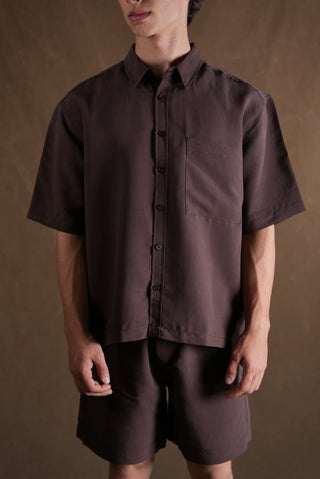 Men's Short Sleeve Shirt & Shorts Set (Cupra)