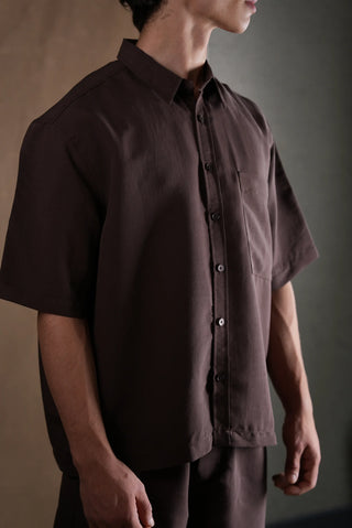 Men's Short Sleeve Shirt & Shorts Set (Cupra)