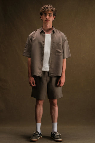 Men's Short Sleeve Shirt & Shorts Set (Cupra)