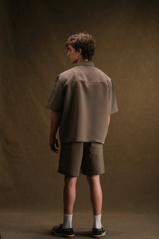 Men's Short Sleeve Shirt & Shorts Set (Cupra)
