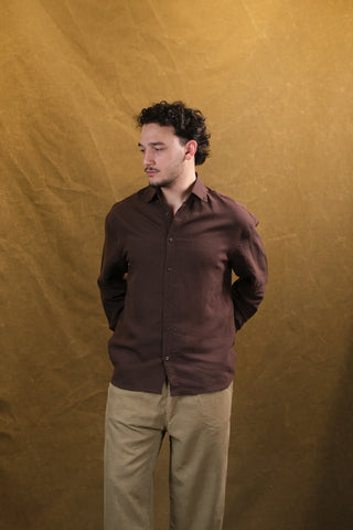Self-Striped Fine-Woven Men's Shirt | Regular Fit