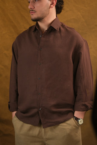 Self-Striped Fine-Woven Men's Shirt | Regular Fit