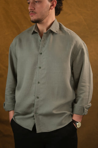 Self-Striped Fine-Woven Men's Shirt | Regular Fit