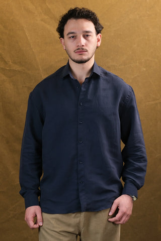 Self-Striped Fine-Woven Men's Shirt | Regular Fit