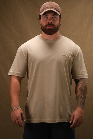 Semender Script Embroidered Oversize T-Shirt