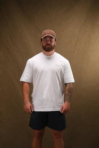 Semender Script Embroidered Oversize T-Shirt