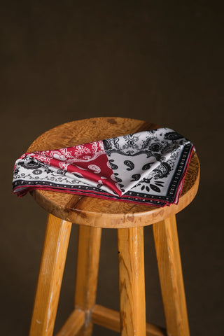Silk-Look Satin Scarf Bandana | 24" x 24"