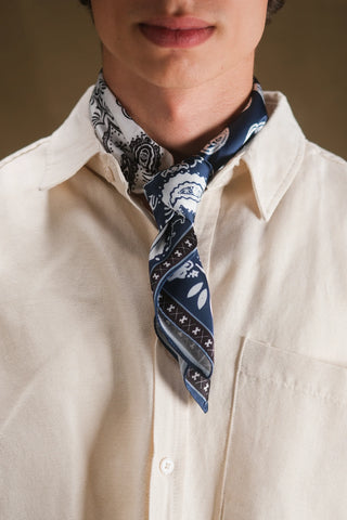 Silk-Look Satin Scarf Bandana | 24" x 24"