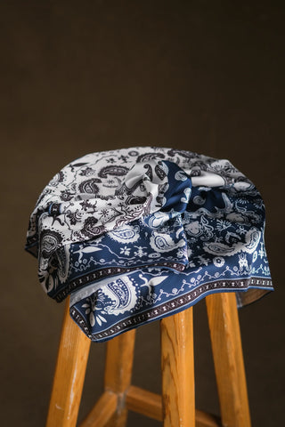 Silk-Look Satin Scarf Bandana | 24" x 24"