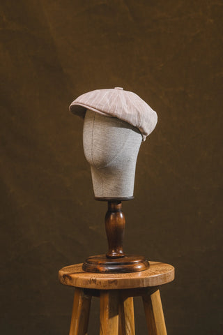 Striped Flat Cap