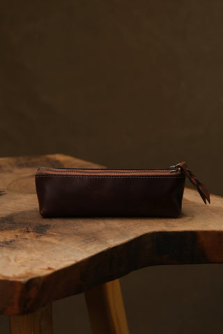 Zippered Leather Pencase