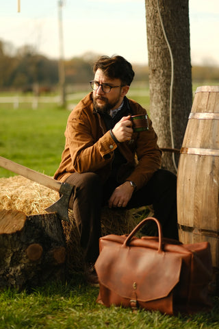 100% Cotton Zip-Up Denim Jacket with Corduroy Collar