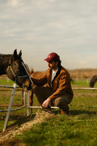100% Cotton Zip-Up Denim Jacket with Corduroy Collar