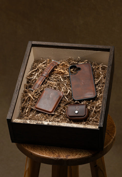 Rublet Leather Apple Accessories Set
