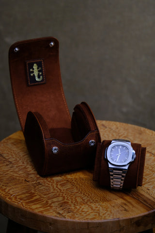 Leather Roll Watch Case | Single
