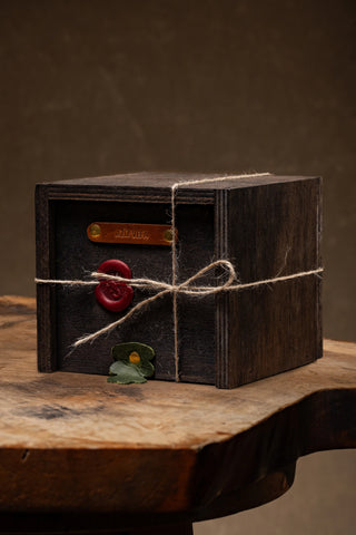 Enamel Mug Wooden Gift Box