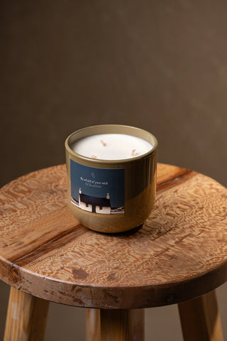 Scented Paraffin-Free Soy Candle with Wick Design