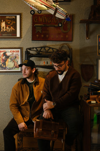 Wool-Textured V-Neck Knit Cardigan