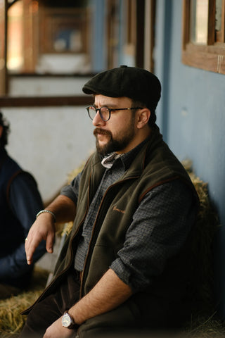 Semender Fully Lined Zip-Up Fleece Vest with Stand Collar