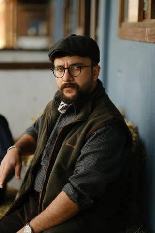 Semender Fully Lined Zip-Up Fleece Vest with Stand Collar