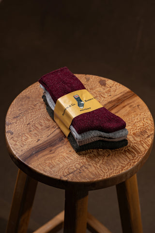 Wool Socks For Women - 4 Pairs