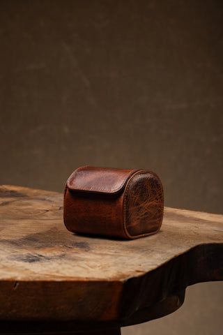 Leather Roll Watch Case | Single