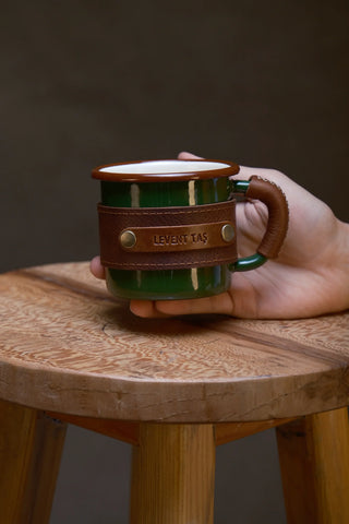 Matching Enamel Mugs & Keychains Gift Set