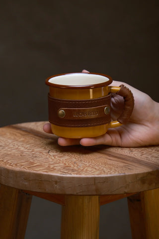 Matching Enamel Mugs & Keychains Gift Set