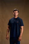 Deer Embroidered, Navy