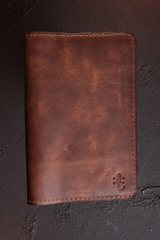 Nord: Spacious & Stylish Genuine Coffee Leather Unisex Wallet Photo 2