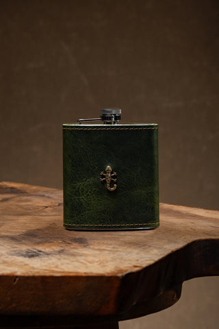 Leather Wrapped Flask