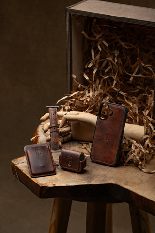 Rublet Leather Apple Accessories Set