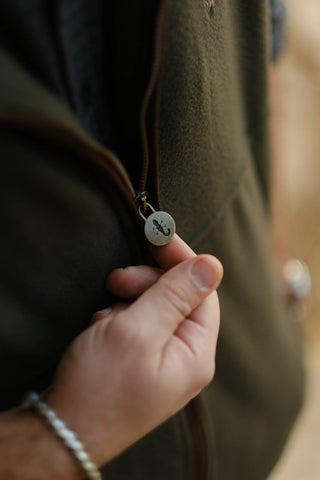 Semender Fully Lined Zip-Up Fleece Vest with Stand Collar