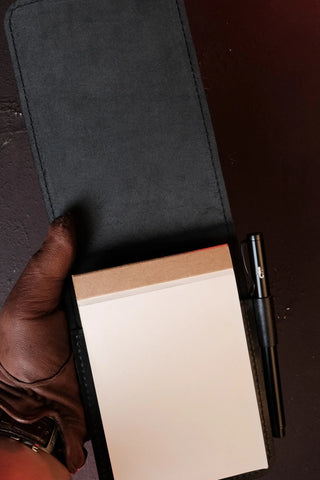 Gilded Leather Notebook