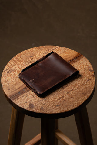 Gilded Leather Notebook