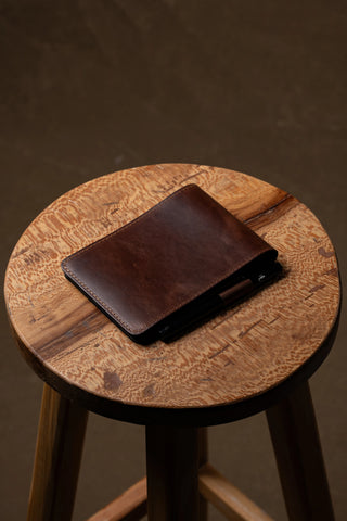 Gilded Leather Notebook