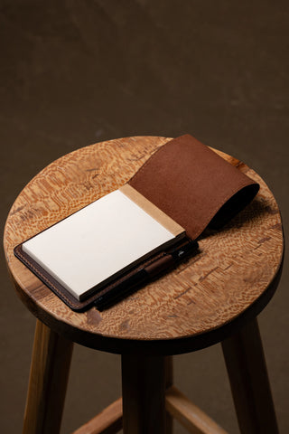 Gilded Leather Notebook
