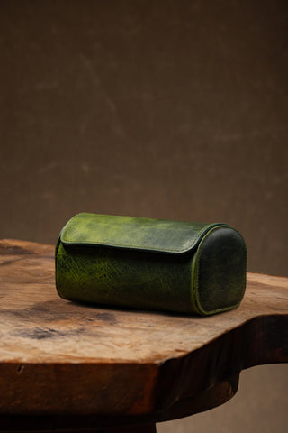 Leather Roll Watch Case | Double