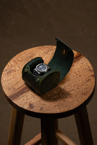 Leather Roll Watch Case | Single