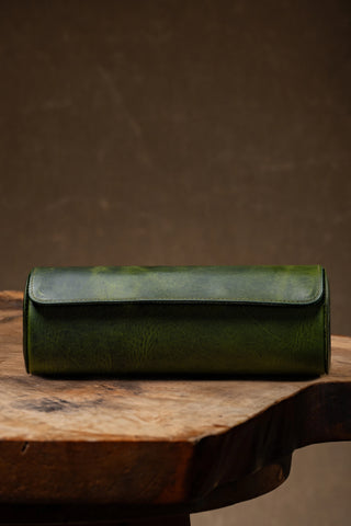 Leather Roll Watch Case | Triple